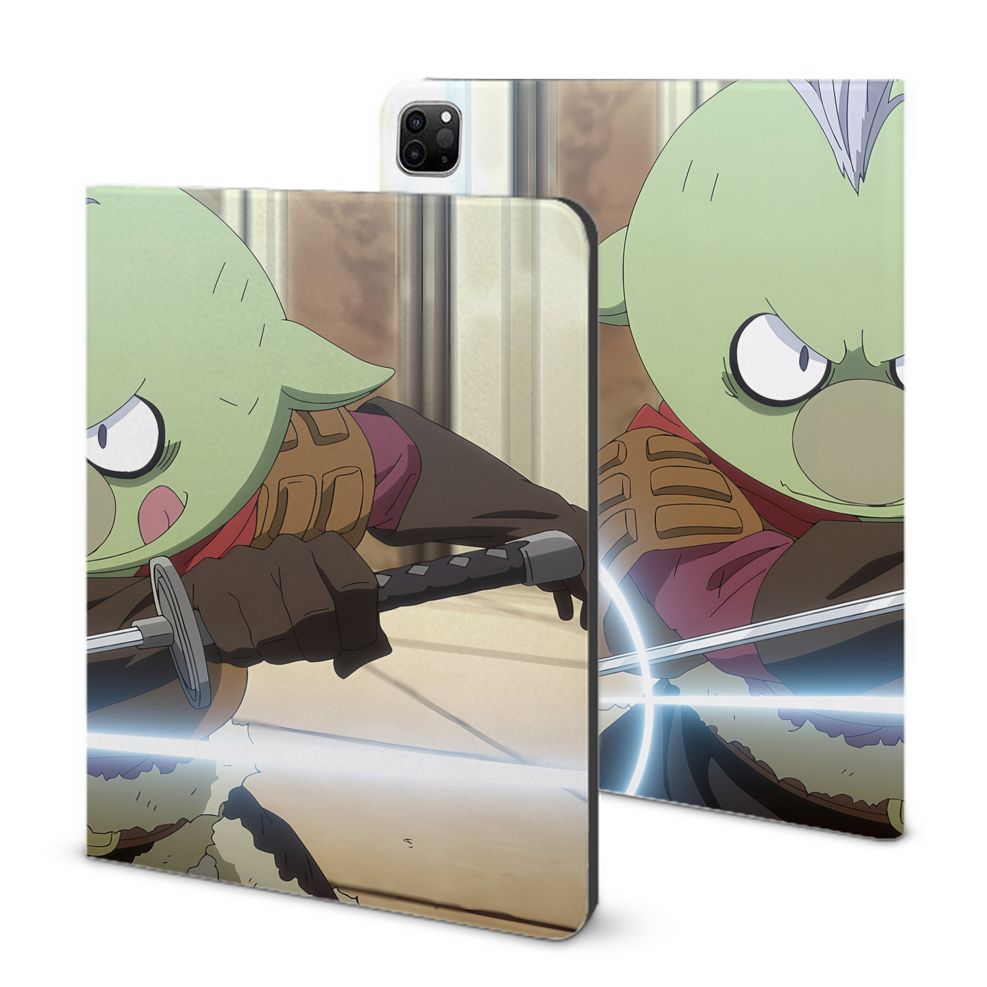 （画像用） 転スラ Regarding Reincarnated to Slime IPad ケース ブック型 PUレザー TPU 耐衝撃 軽量 薄型 ペン収納なし 全面保護 IPad 各モデル対応